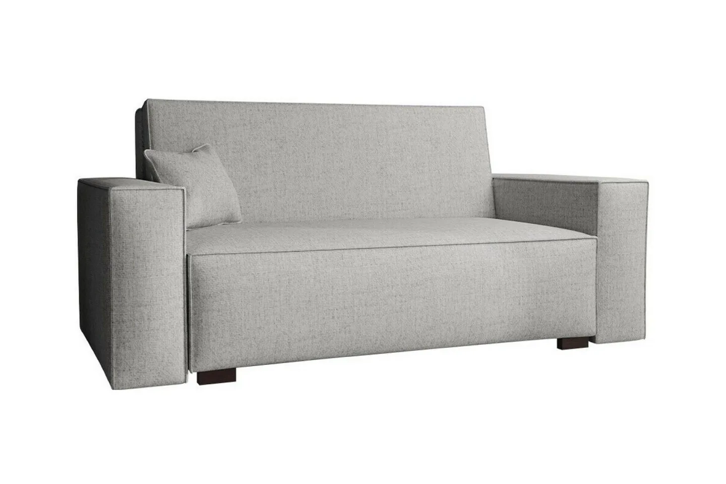 Denegal 2-sits liten bäddsoffa i Tyg - Grå