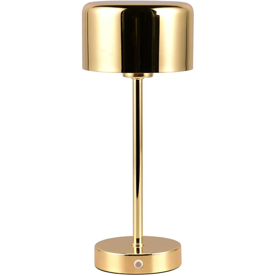 Tischlampe Feliks Gold Metall 30 cm - Farbe: messing - LED - LED Energiesparlampen