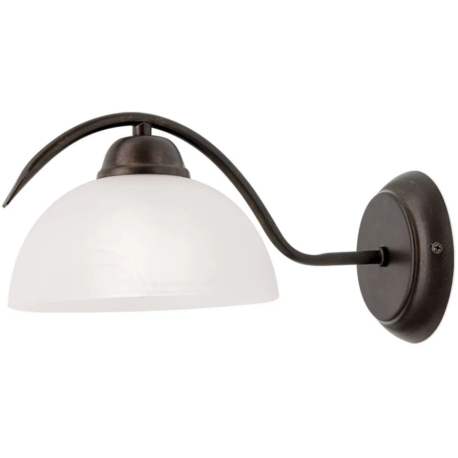 Wandlampe Marco Stahl 32 cm 17 cm - Farbe: Antik