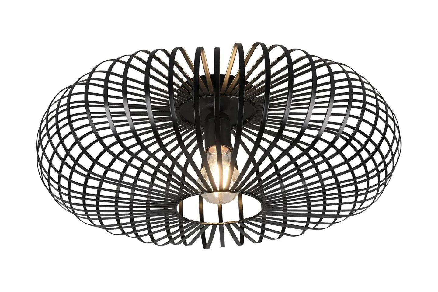 Johann Plafond E27 50cm mattsvart - Matt svart