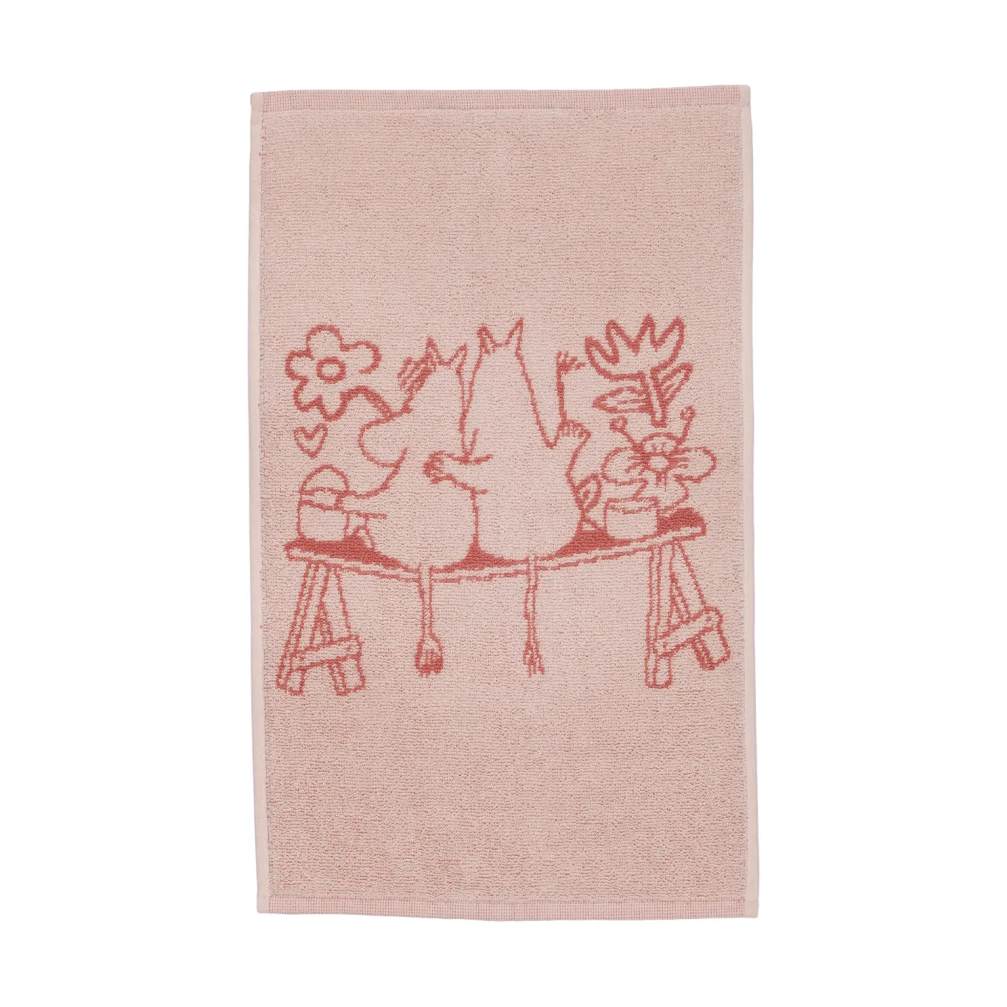 Moomin Arabia Mumin Handtuch 30x50cm Liebe rosa