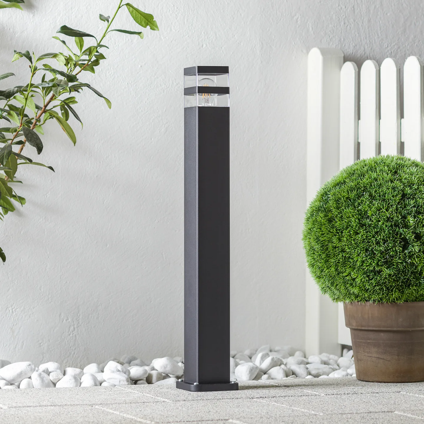 Elm havelampe Black - Nordlux - Moderne - Metal - Med én lyskilde