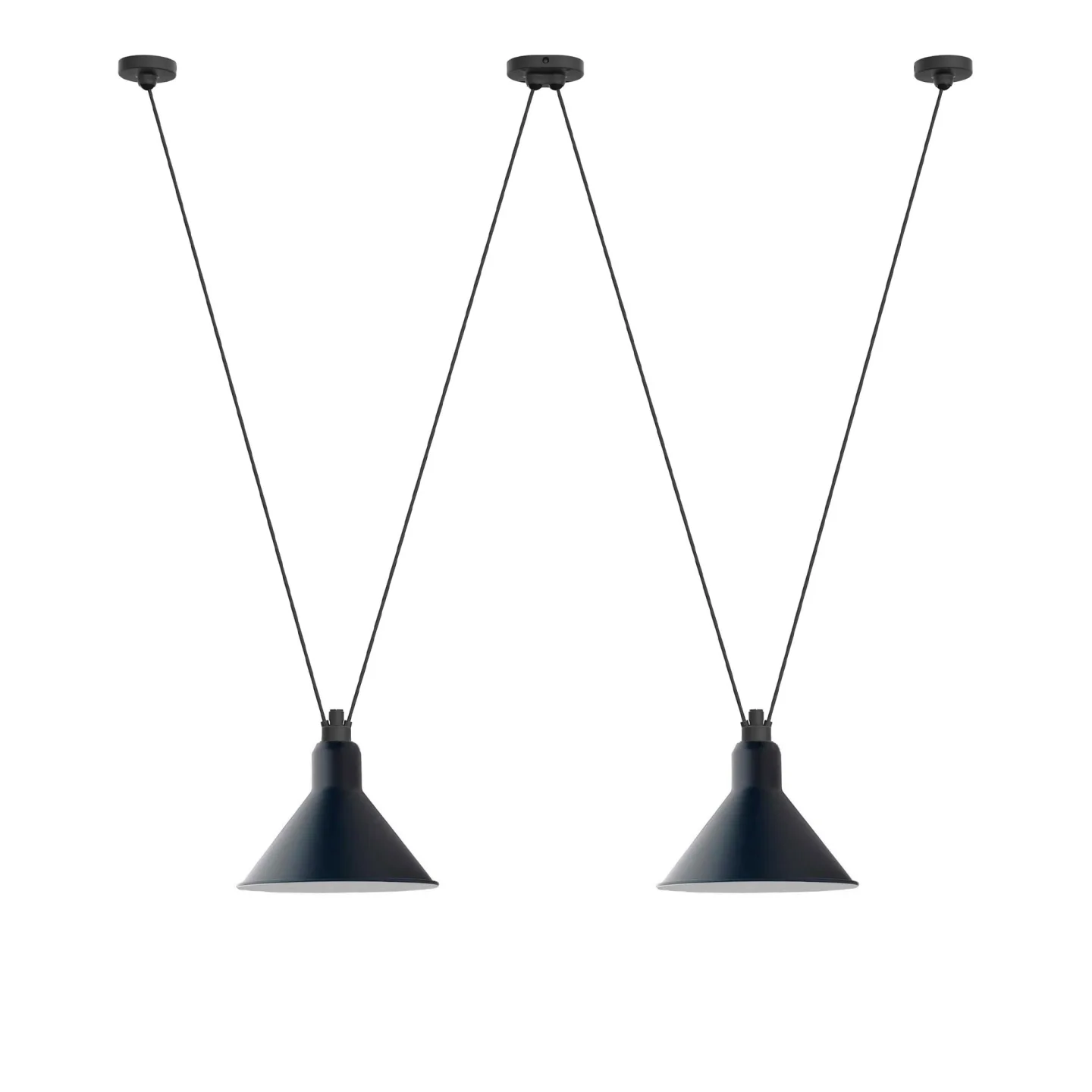 DCWéditions - Les Acrobates De Gras 324 XL Conic Blue - Pendellampor - Bernard-Albin Gras - Blå