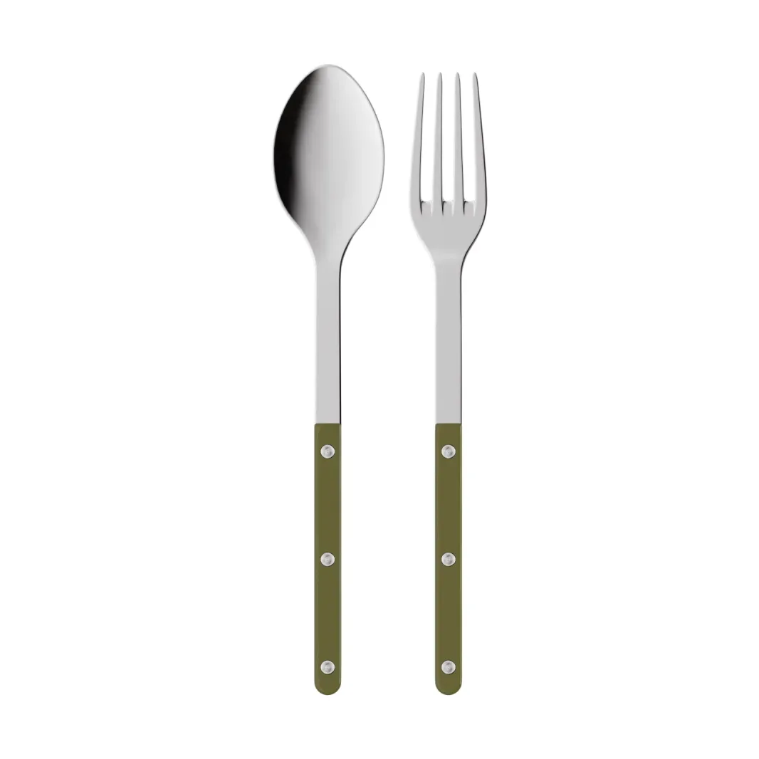 SABRE Paris Bistrot solides Servierbesteck 2-teilig Green fern