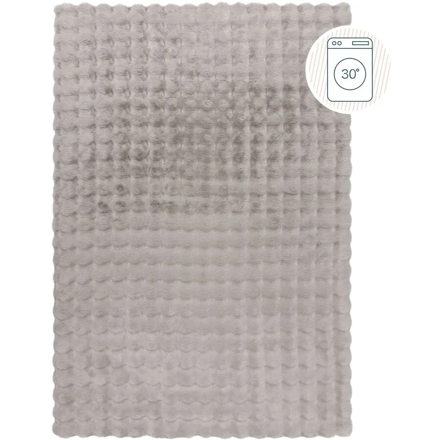 Teppich Waffy Grau Polyester 230 cm 160 cm