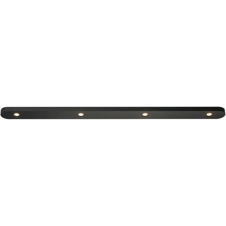 Bopp Deckenlampe Close Schwarz Aluminium 5 cm 1.5 cm - LED - Lichtfarbe: Extra warmweiss - LED Energiesparlampen