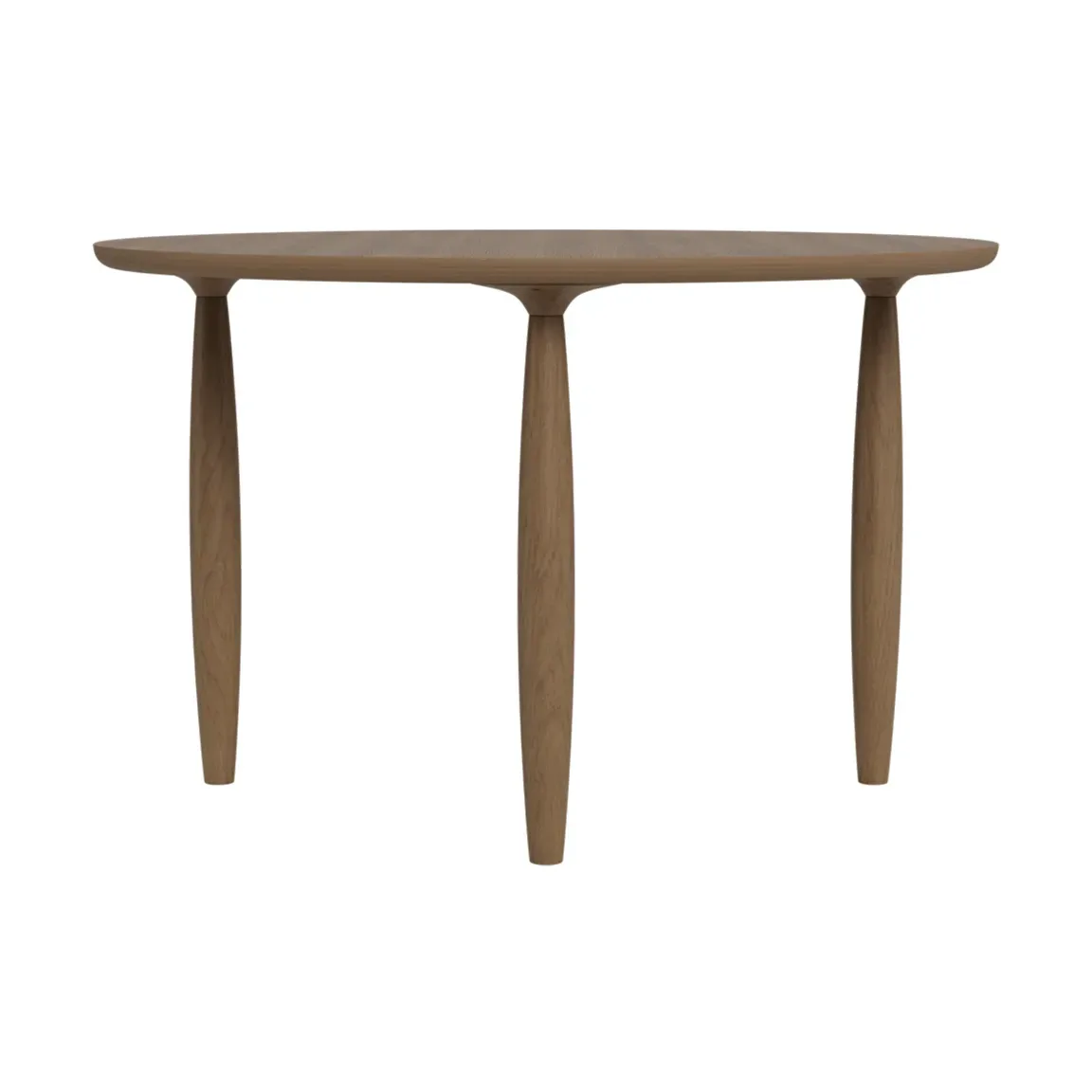 NORR11 Oku matbord Light smoked oak, Ø120 cm