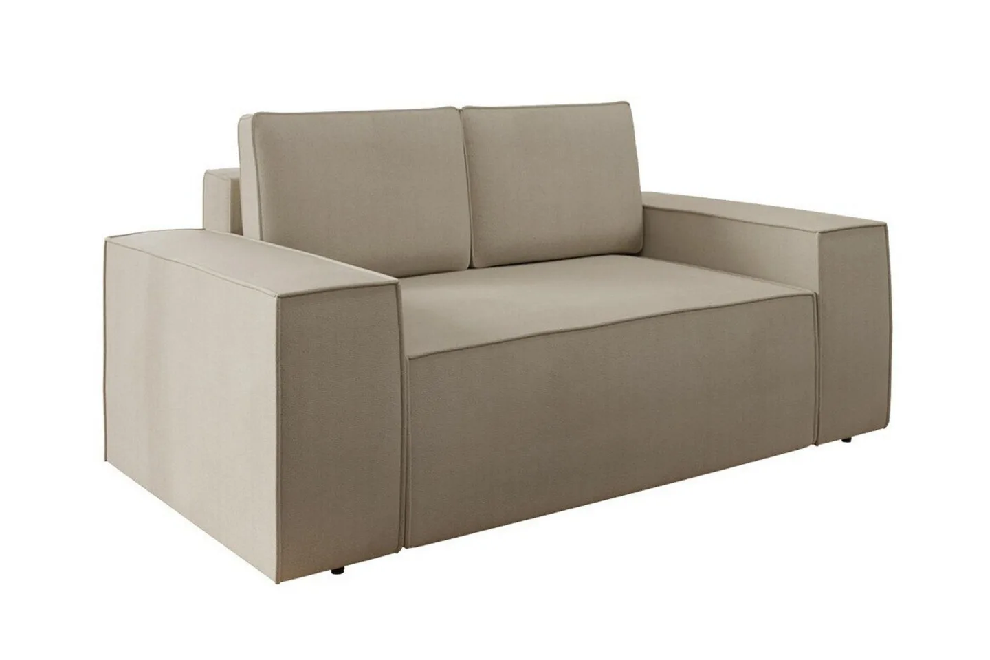 Knocklong 2-sits Bäddsoffa - Ljusbrun
