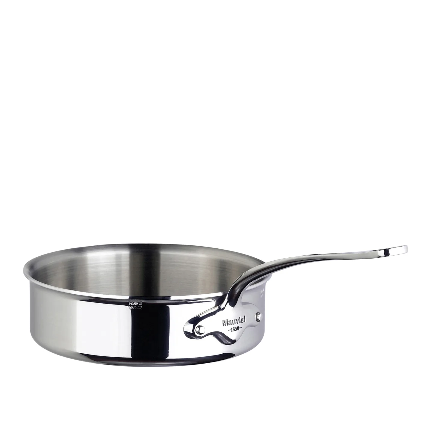 Mauviel - Sauté Pan Cook Style Steel - 5,7 L - Stekpannor - Silver