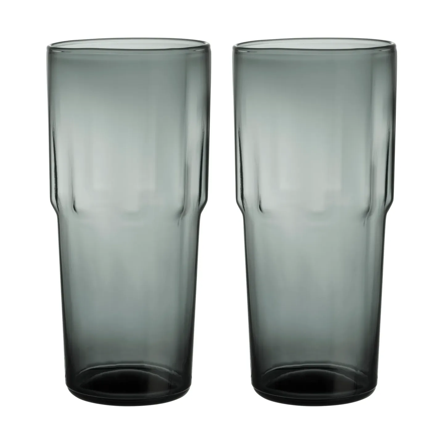 Iittala Solare Trinkglas hoch 39 cl 2er-Pack Stahlgrau