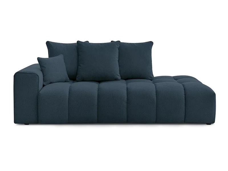 3er Sofa BOBOCHIC MONT-BLANC Stoff chiniert dunkelblau