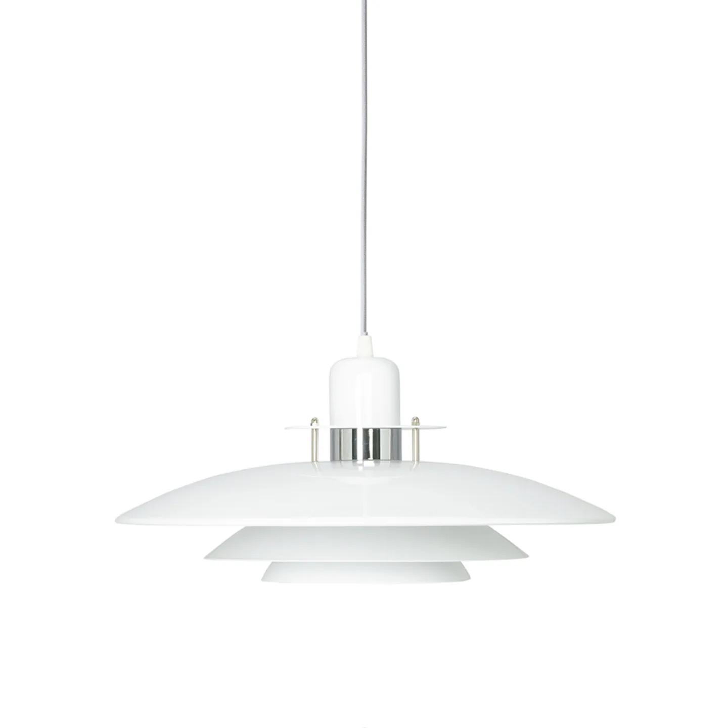 Primus I Pendel Ø43 White/Chrome - Belid - Spisestue - Metal