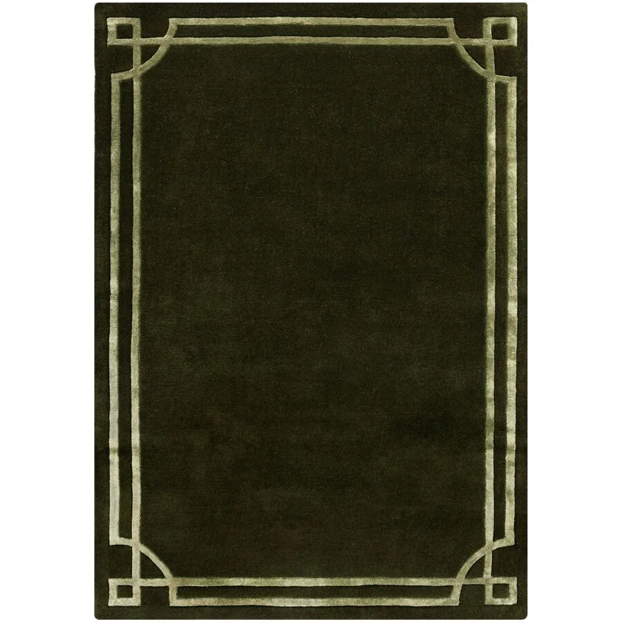 Teppich Klyt grün Symmetrie Mischgewebe 200 x 290 cm