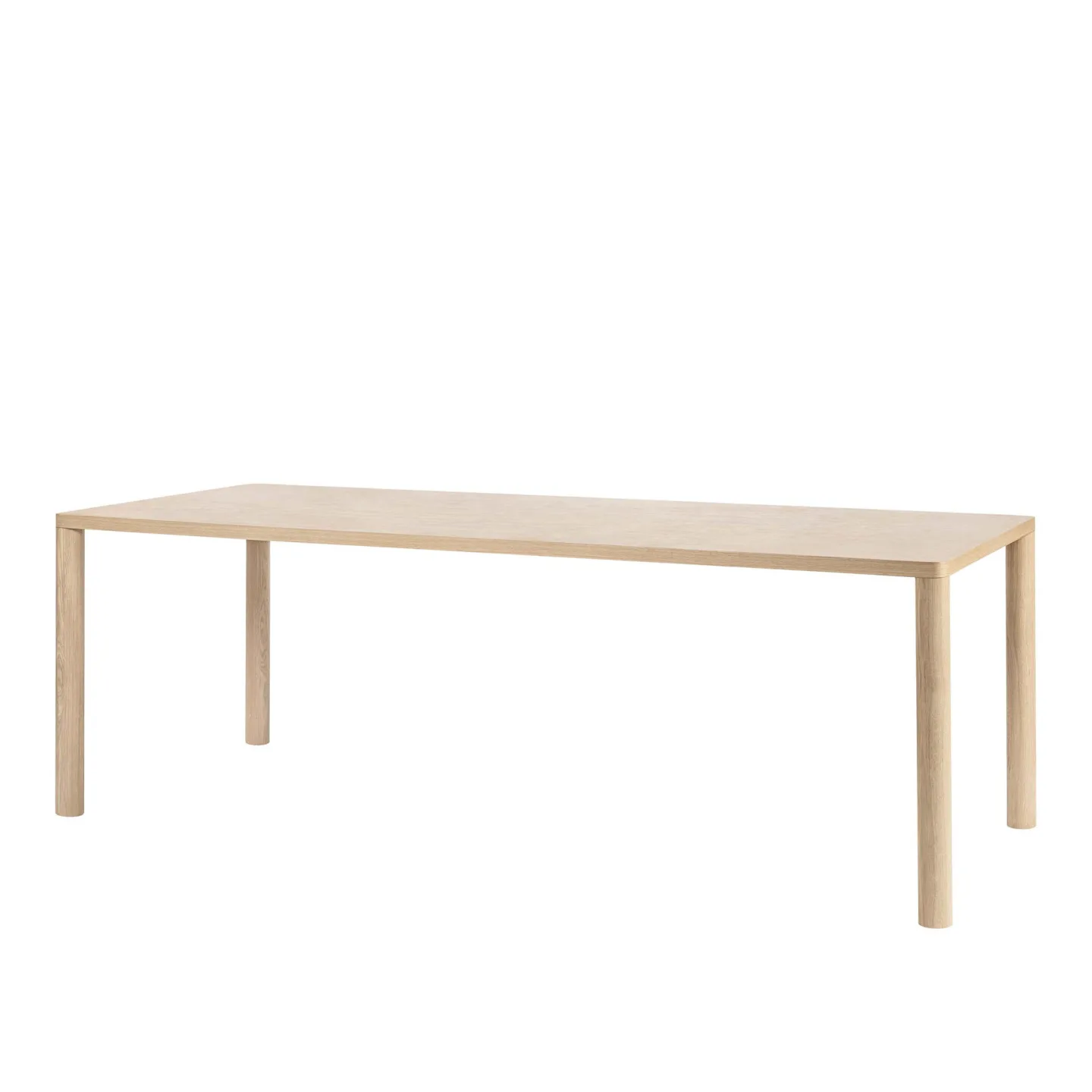 HEM - Log Table 220 cm - Natural - Matbord - Julien Renault - Träfärgad - Metall/Trä