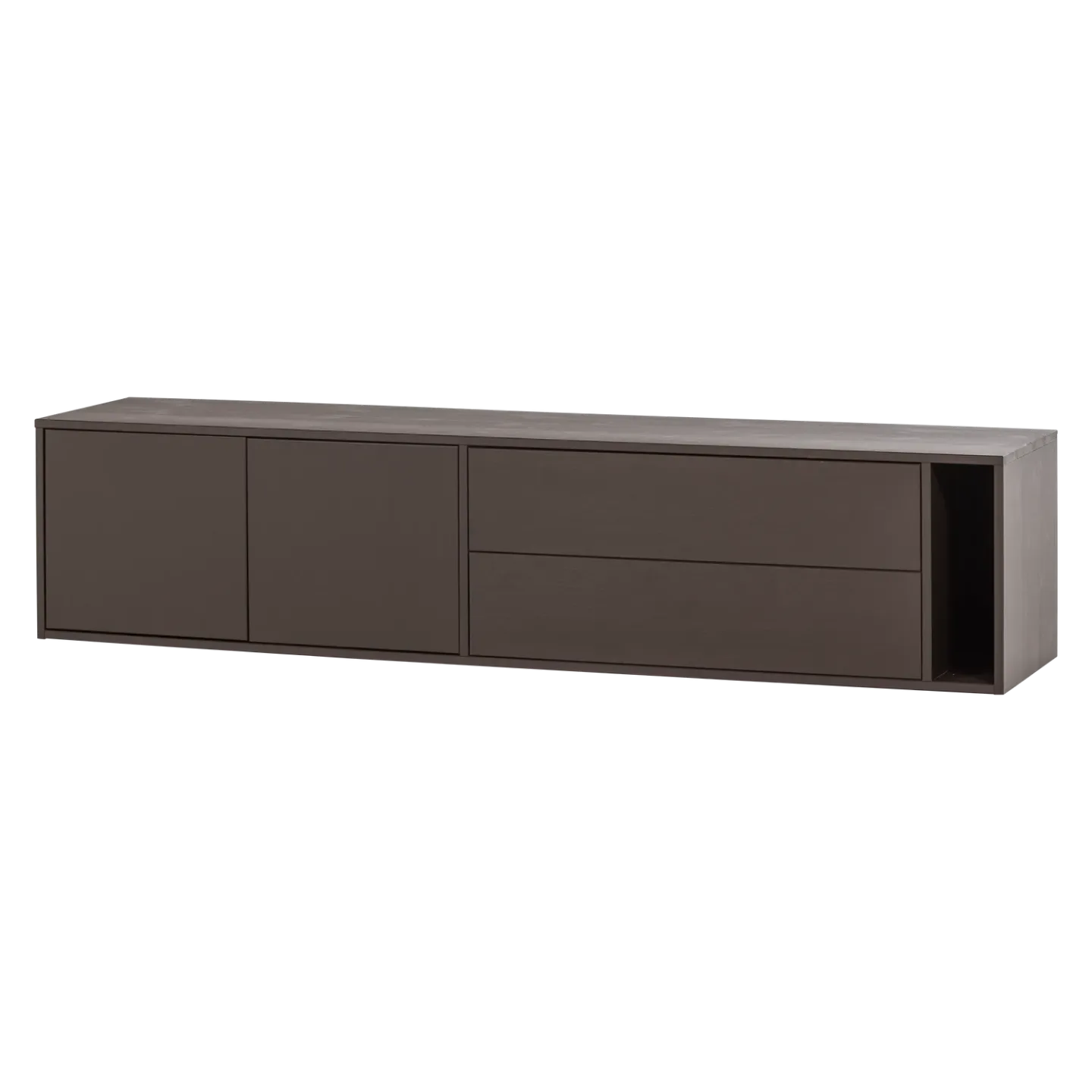 Tv-bänk Settle 200 cm - Mellanbrun