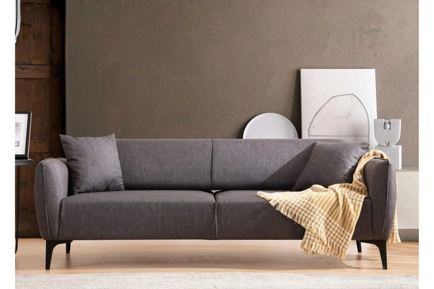 Rossland Soffa 3-sits - Mörkgrå