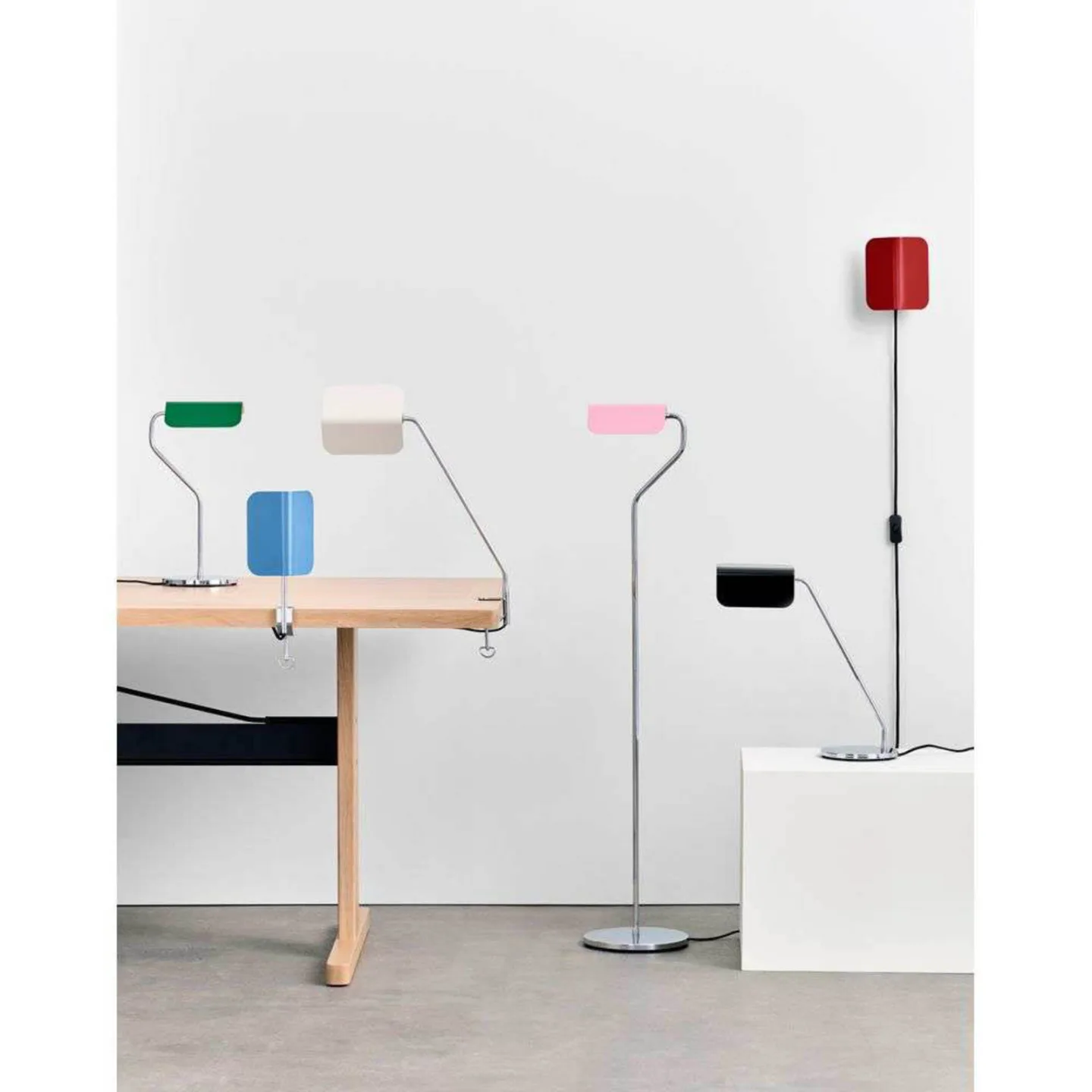 Apex Clip-Lampe Luis Rosa - Hay - Wohnzimmer - Metall