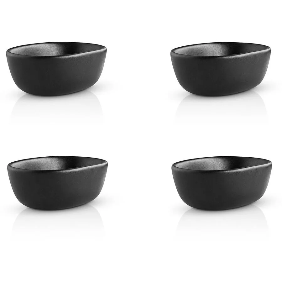 Schälchen-Set Eva Solo Schwarz Steingut D 10 cm 4 Stk