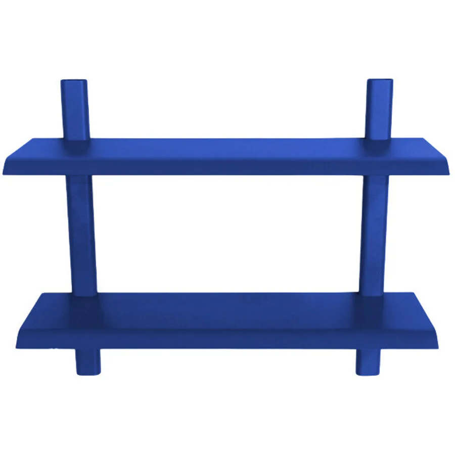 Spinder Design Wandregal Manta Blau Stahl 60 cm 48.2 cm