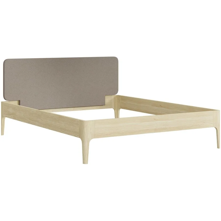 Bett Lund Asteiche Massivholz Massivholz 160 x 200 cm - Möbel Konfigurator: Traummöbel individuell zusammenstellen