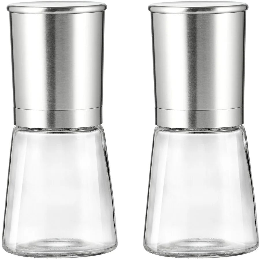 Gewürzmühle Basic transparent / chorm Set