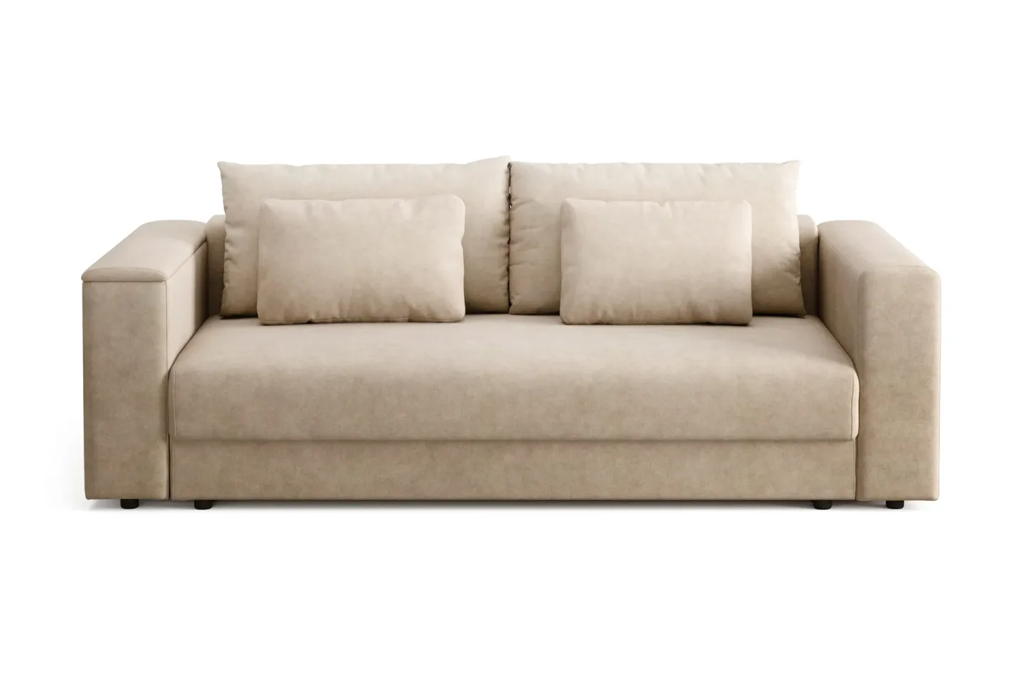 Bergen Extra Djup 3-sits Bäddsoffa med förvaring - Beige