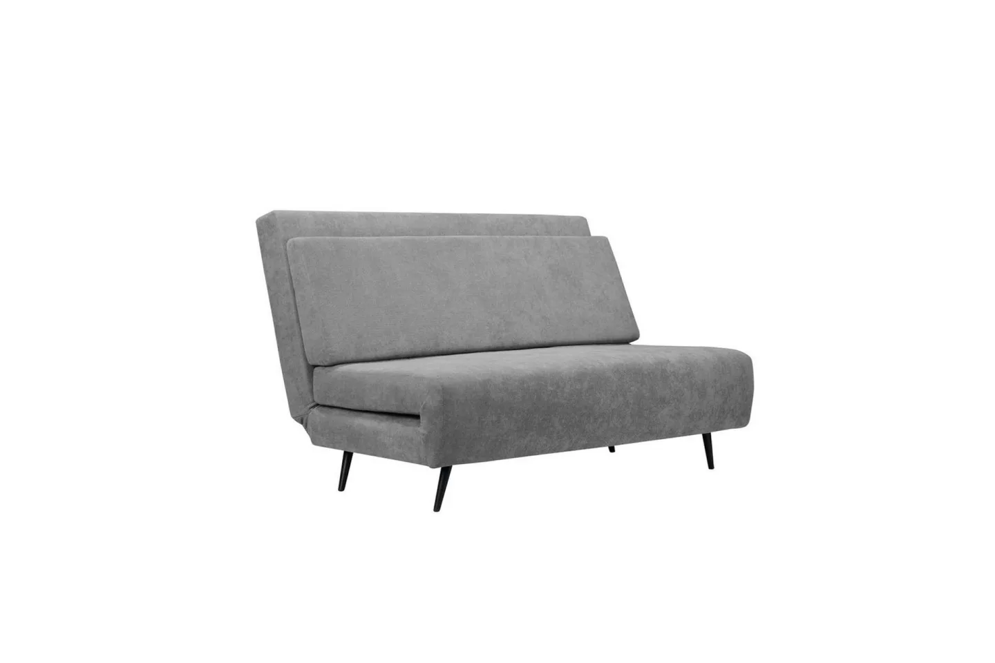 Sängsoffa Mallory Antracit, Linnetyg/Metall/Trä - Antracit, Linnetyg/Metall/Trä