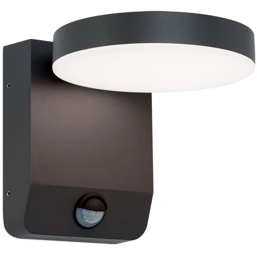 Sensorlampe Hendryk Schwarz Aluminium 12.3 cm 16 cm - Lichtfarbe: Extra warmweiss