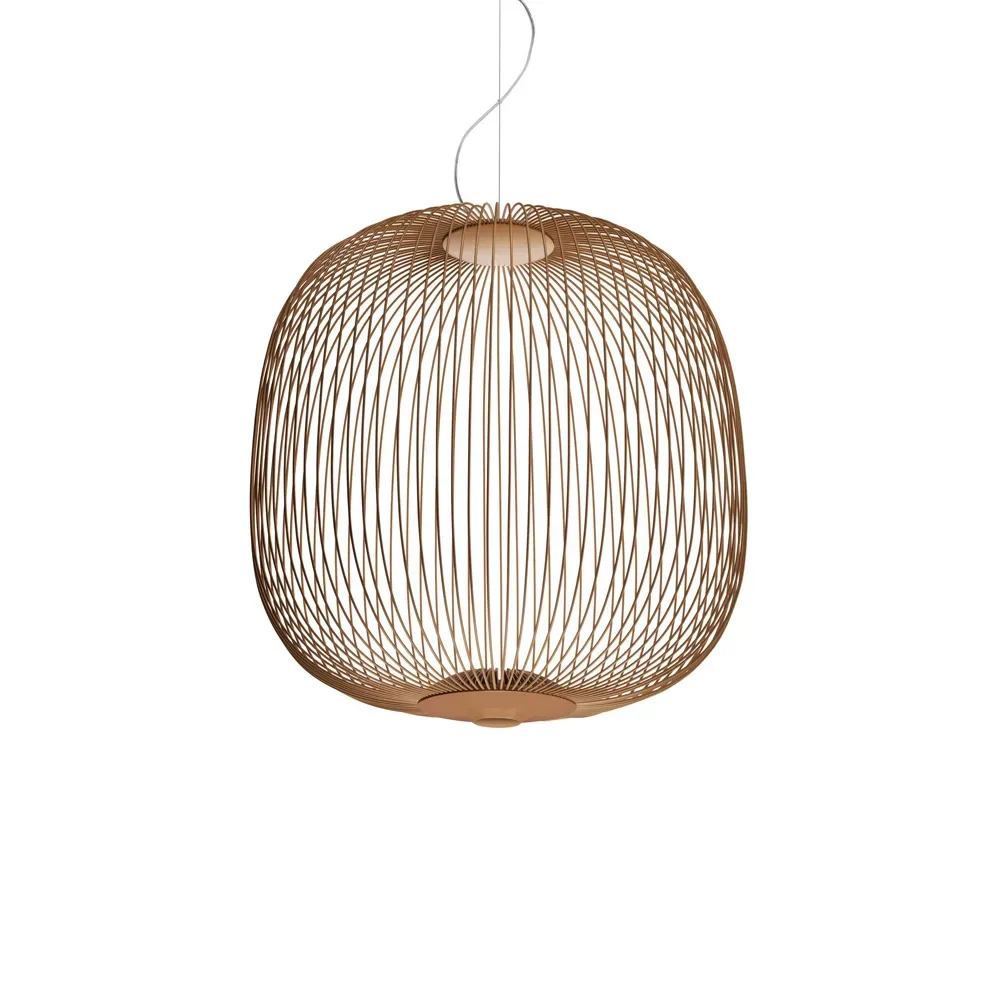 Foscarini Spokes 2 Dimbar pendel kopparfärgad