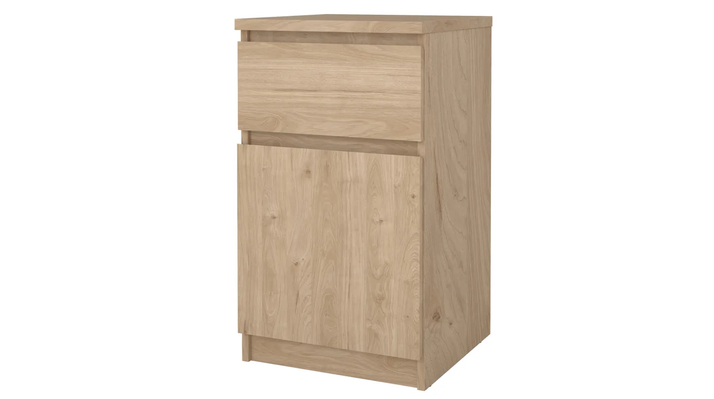 Nachttisch Jackson Hickory 40 x 70 cm 1 Schublade - NAIA