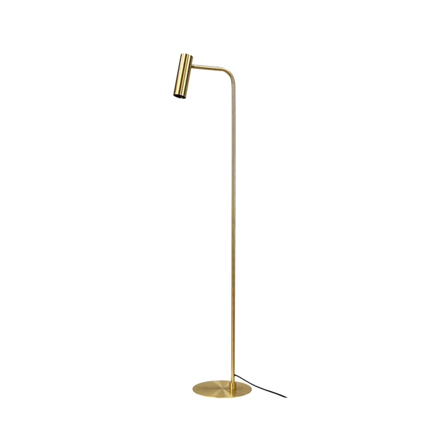 Skagerrak gulvlampe, messing, 140 cm - Dyberg Larsen - Stue - Moderne - Metall - Med en lyskilde