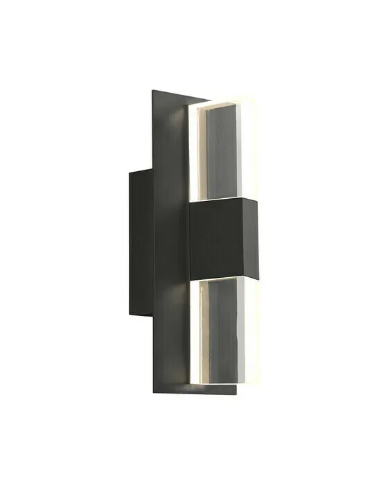 Lyft 12" Outdoor Wall Sconce Black