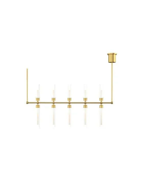 Linger 48" Linear Natural Brass