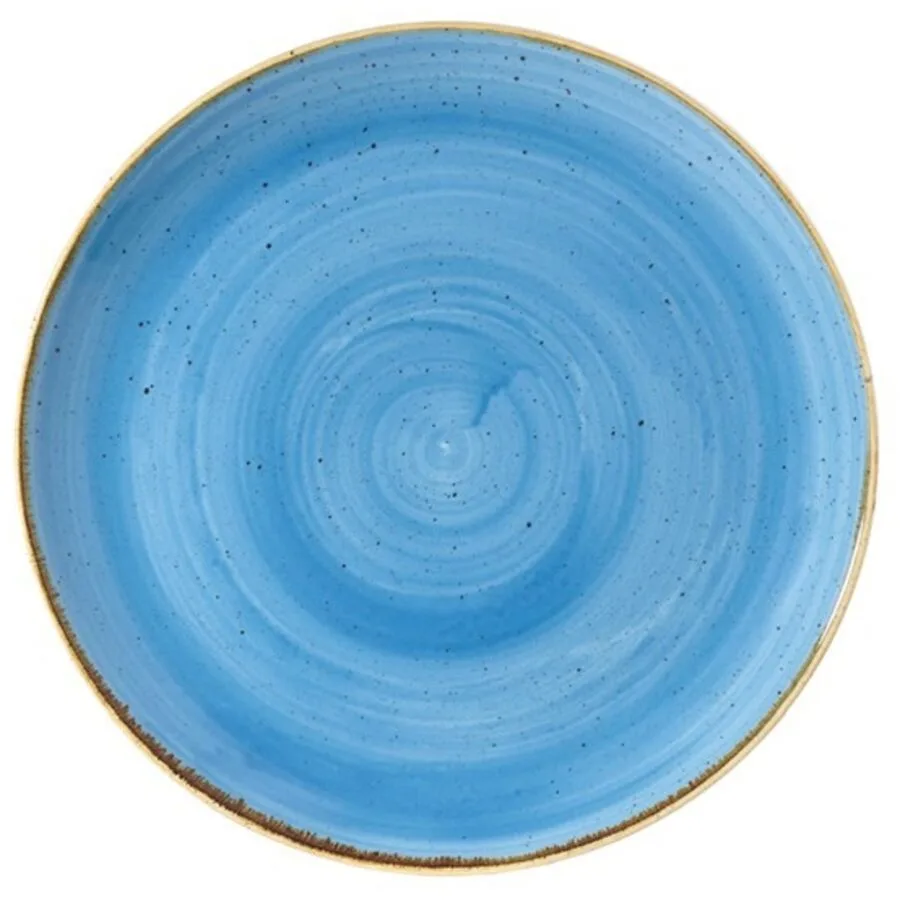 Churchill Teller flach Stonecast Blau Porzellan 32.4 cm