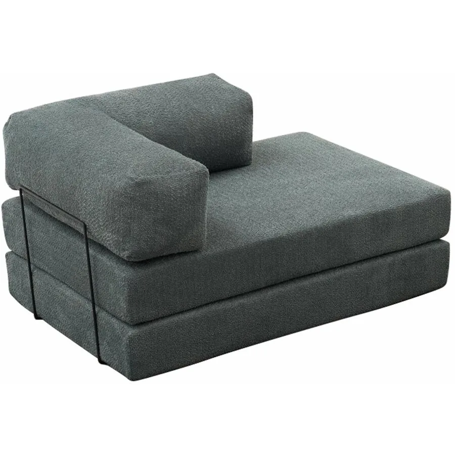 Bettsofa Foldbar Grün Fabric: 100% CHENILLE B 140 T 95 cm