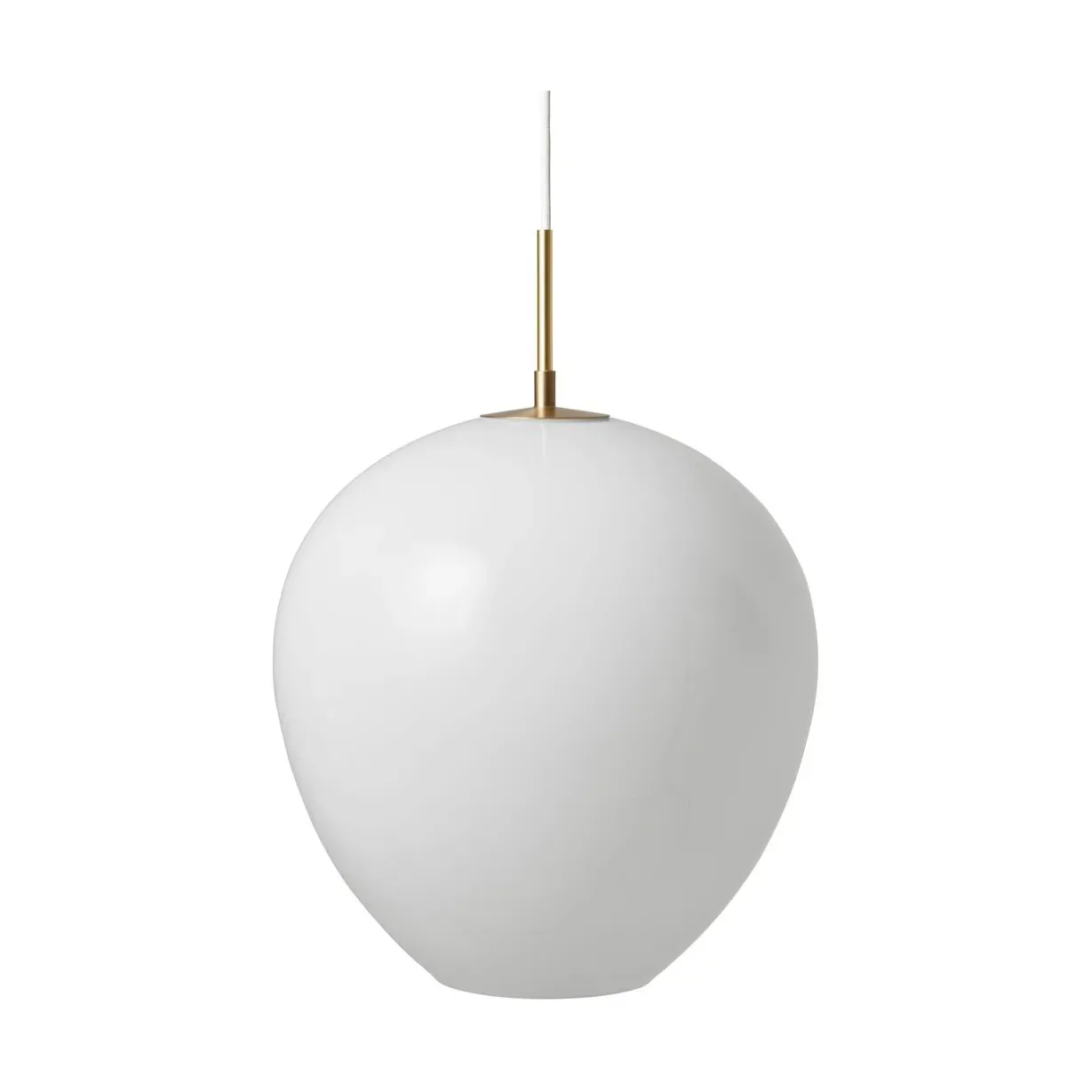 Carl Hansen & Søn MT221 Tulip-lampan Opalglas-mässing, Ø36 cm