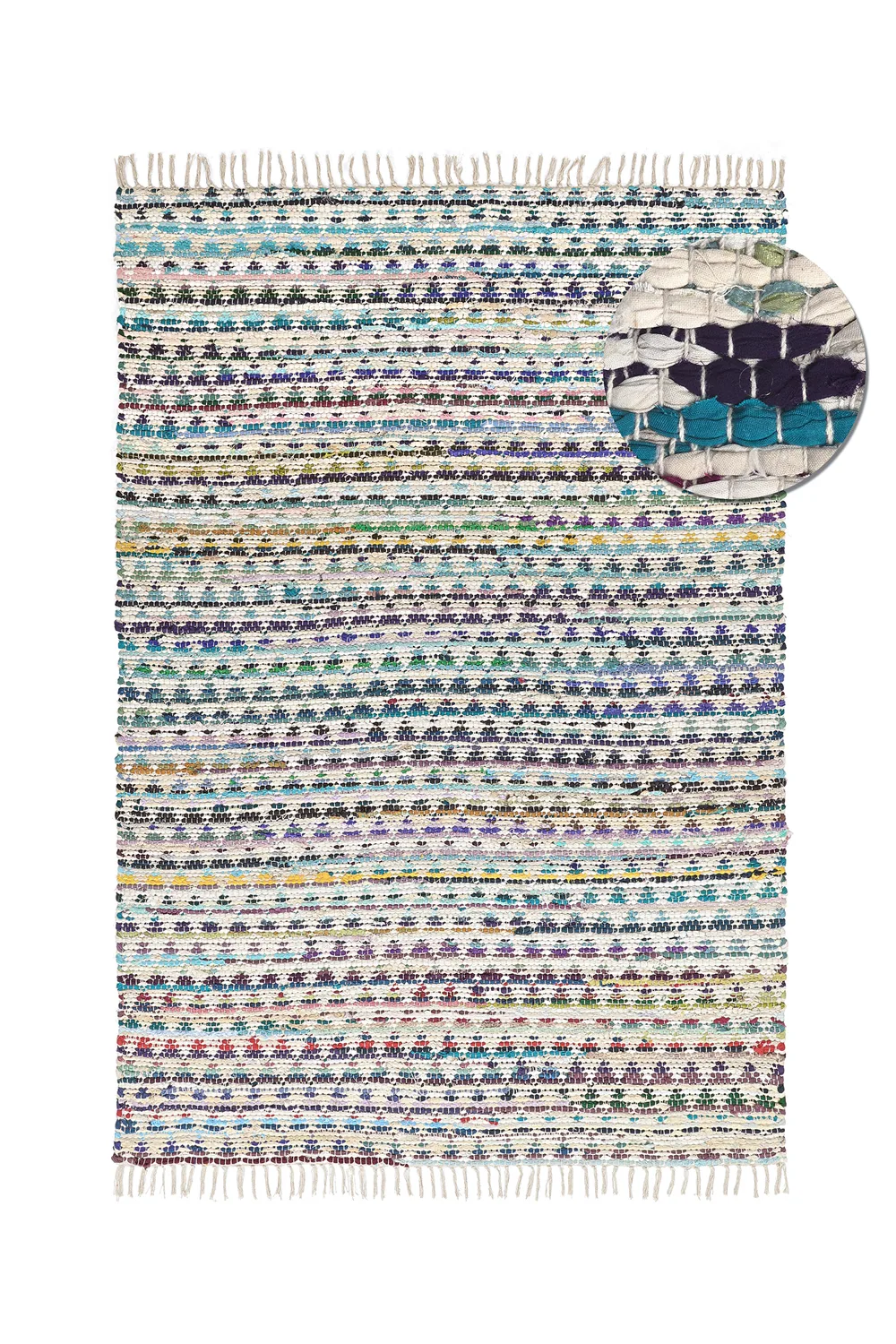 Filleryer - Lindby (blå/multi) (Størrelse: 60 x 120 cm)