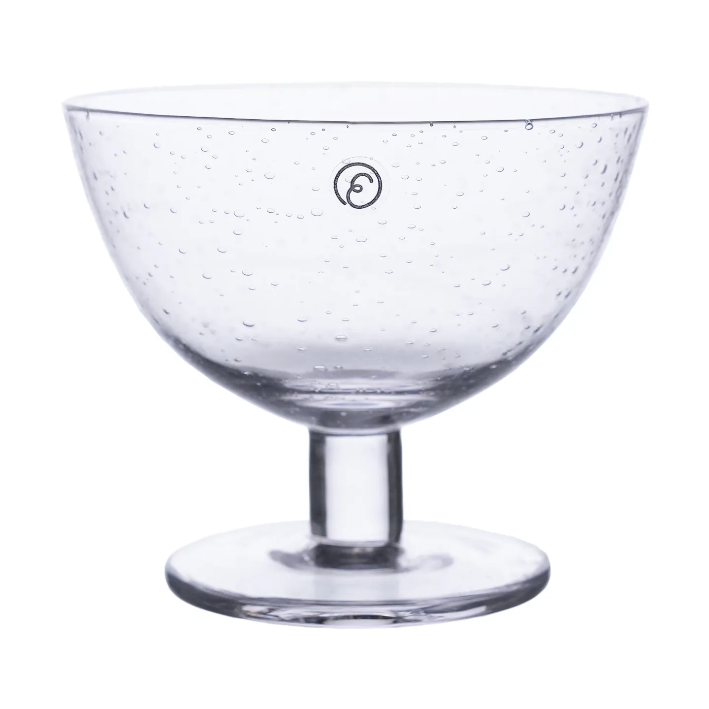 ERNST Ernst Schale Glas mit Blasen 2er-Pack Klar