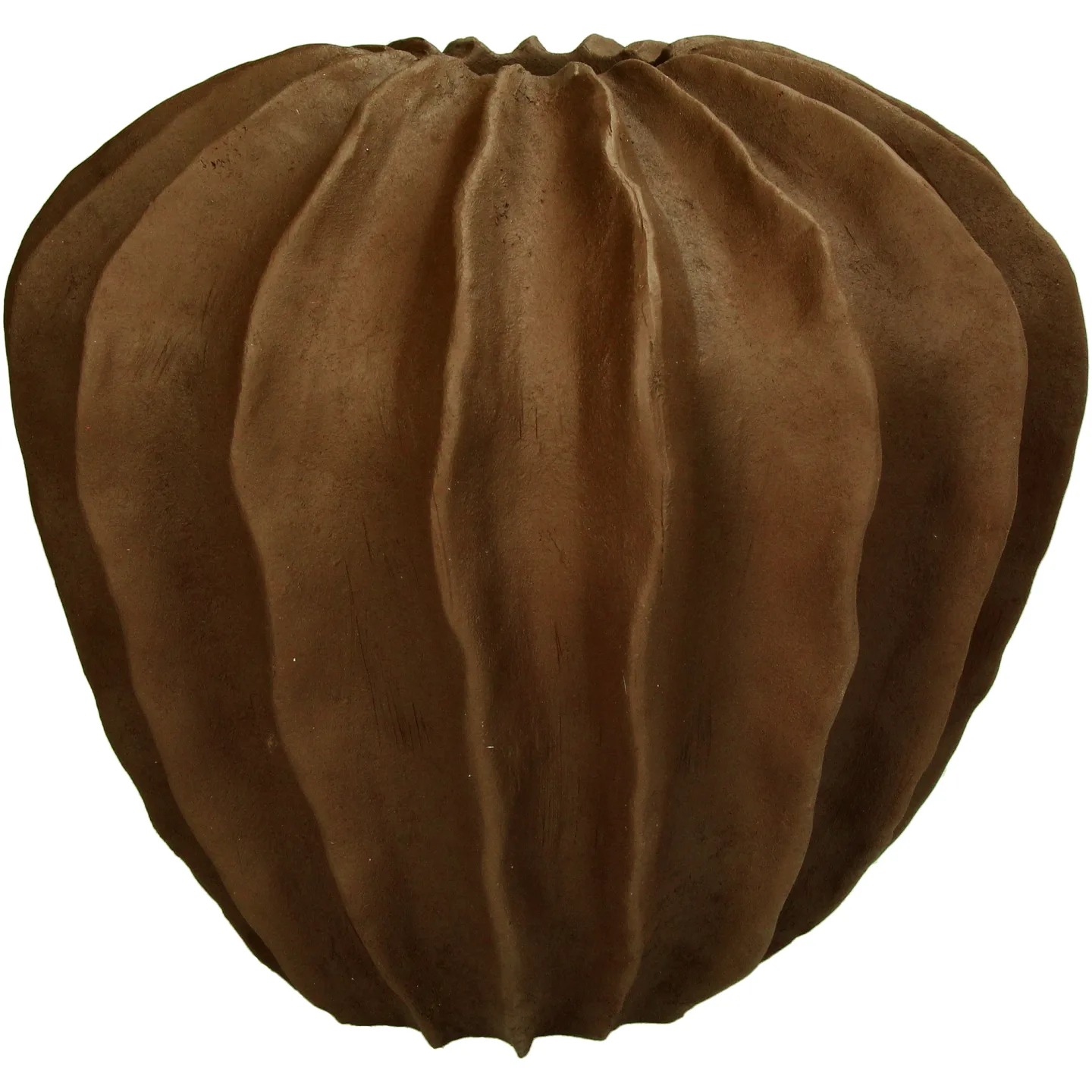Kersten Vase Polyresin, Braun H: 27 cm | Schubiger Möbel