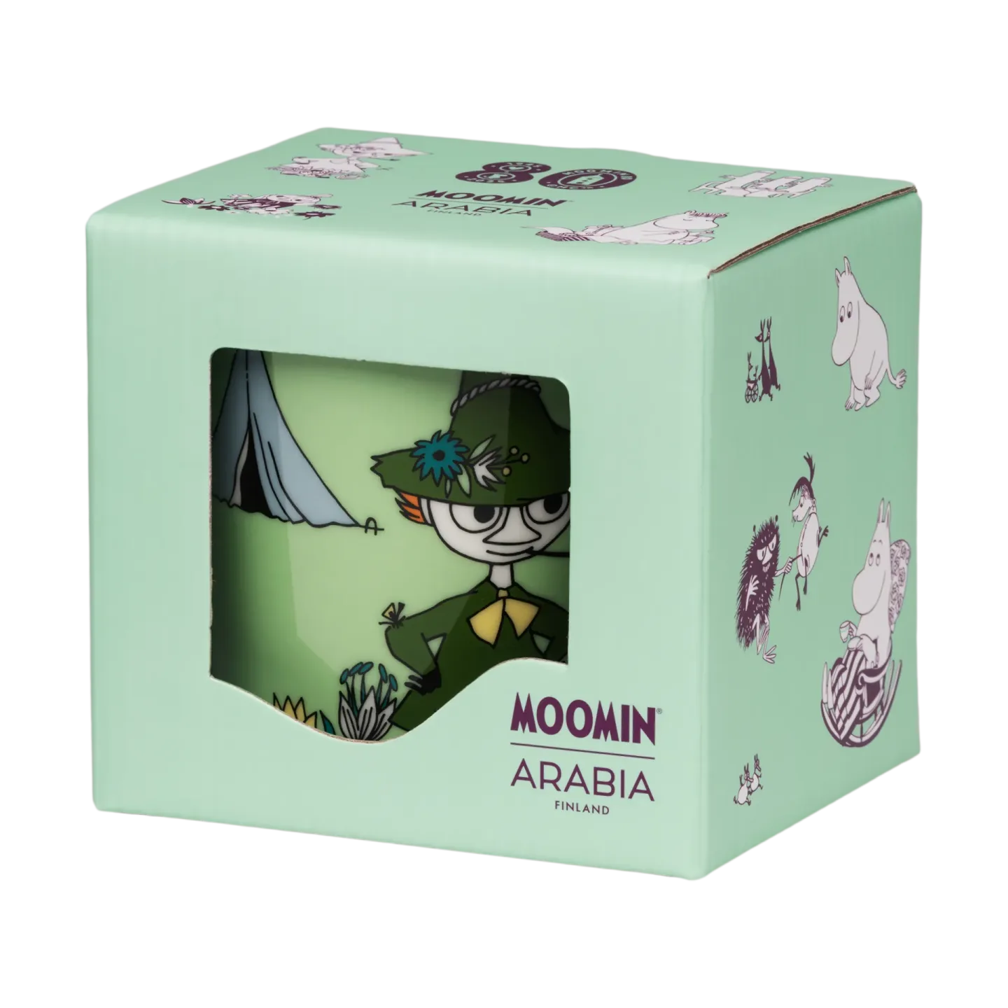Moomin Arabia Snusmumriken Muminbecher 80-jähriges Jubiläum 30 cl