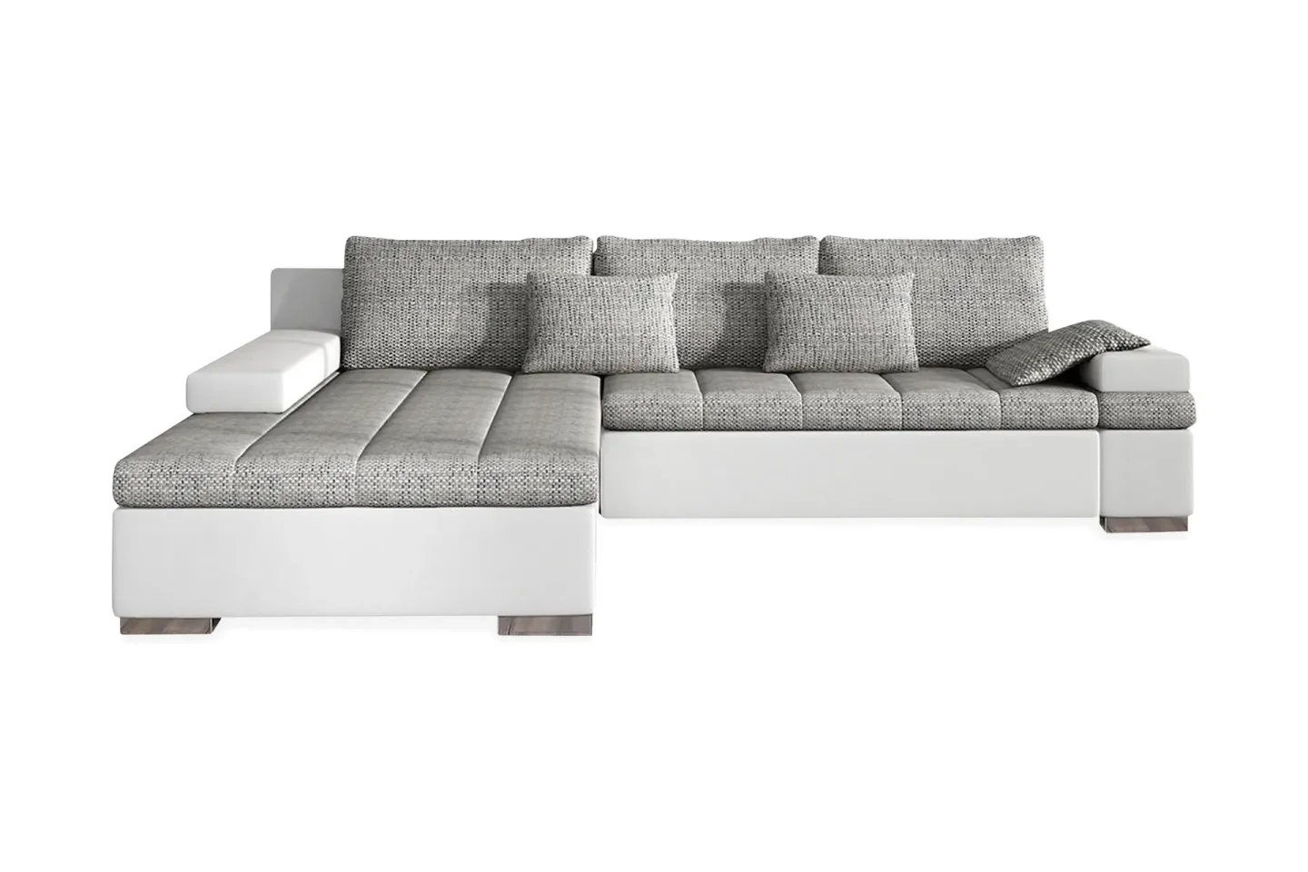 Naoma Divanbäddsoffa 310x175x83 cm - Grå