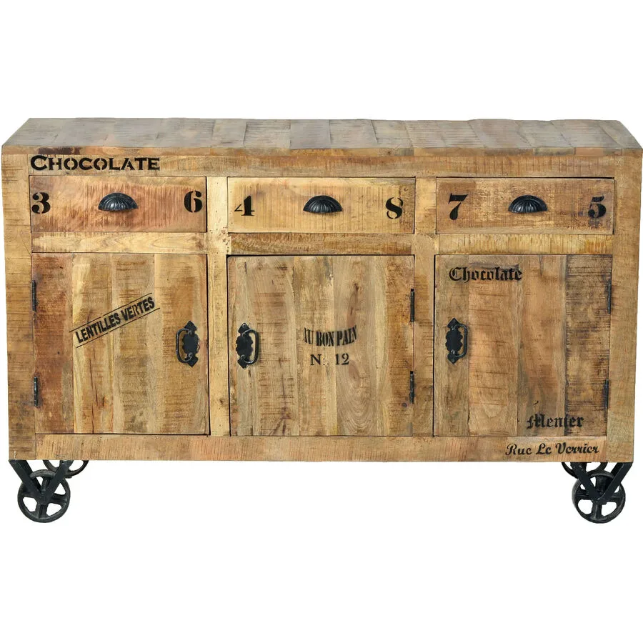 Sideboard Rusc natur Holz B 140 H 86 cm