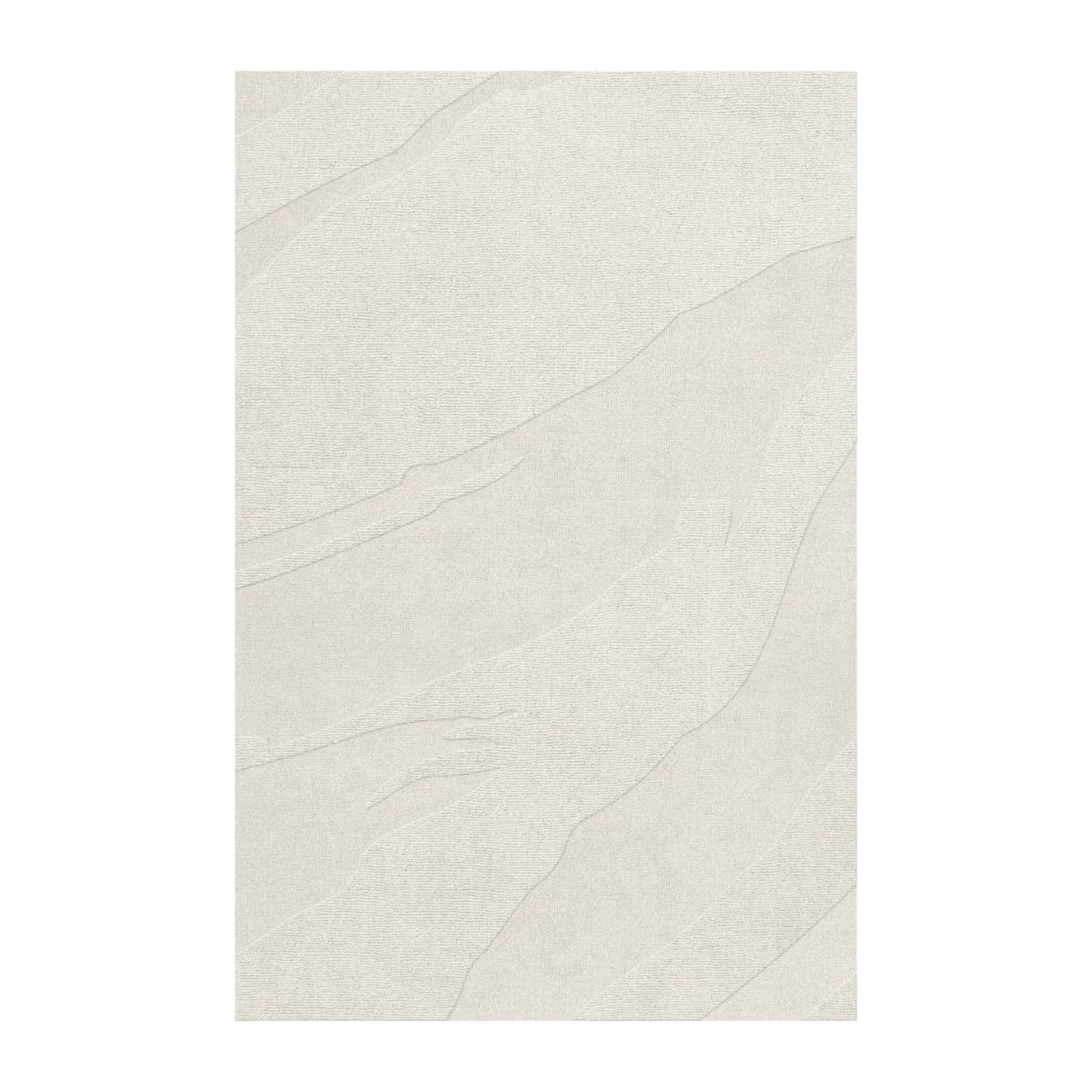 Layered Nami ullmatta Bone White 300x400 cm