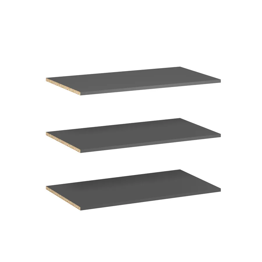 Einlegeböden Kido anthrazit Holzwerkstoff B 83 T 2 cm