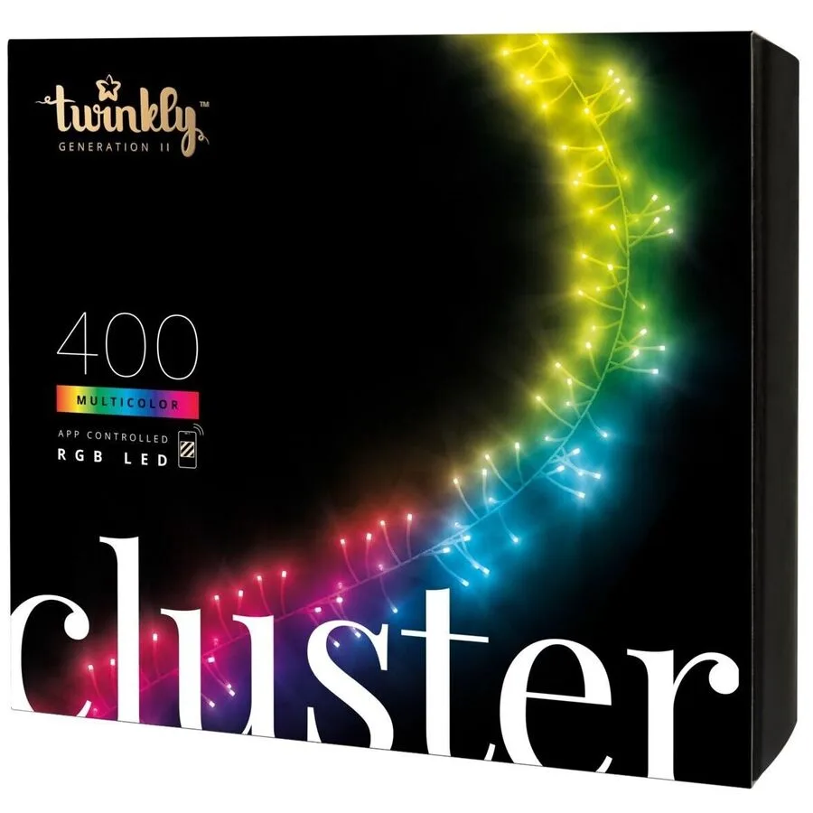 Lichterkette Twinkly Kunststoff - Farbe: schwarz