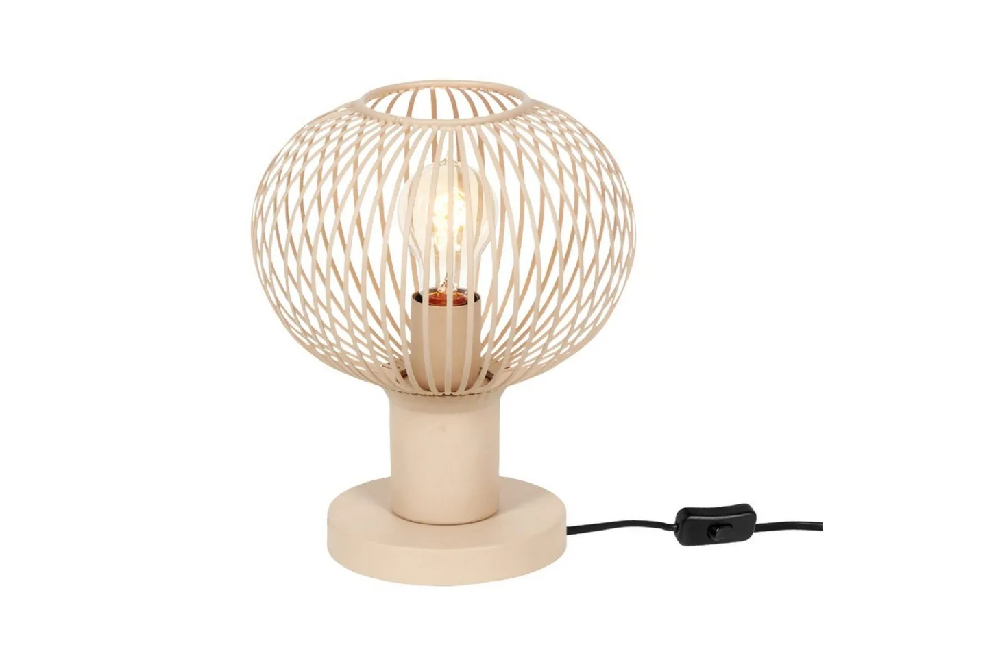 Bordslampa TRIO Gila 23 cm, Sand - 23 cm, Sand