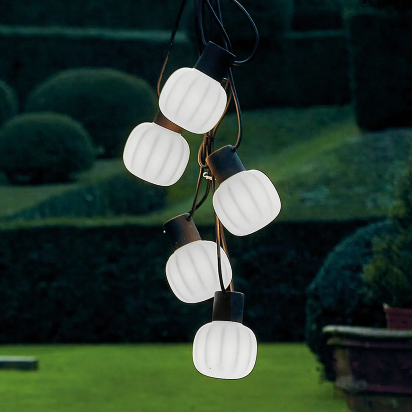 Kiki 5 Außen Lichterkette - Martinelli Luce - Design - Kunststoff