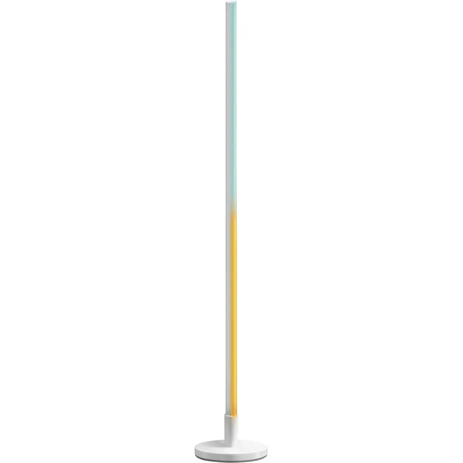 Stehlampe WiZ Kunststoff Keine Angabe 13 W - Farbe: weiss - LED - Lichtfarbe: Extra warmweiss - Helles Neutralweiss - Material: Plastik - Stehlampe-