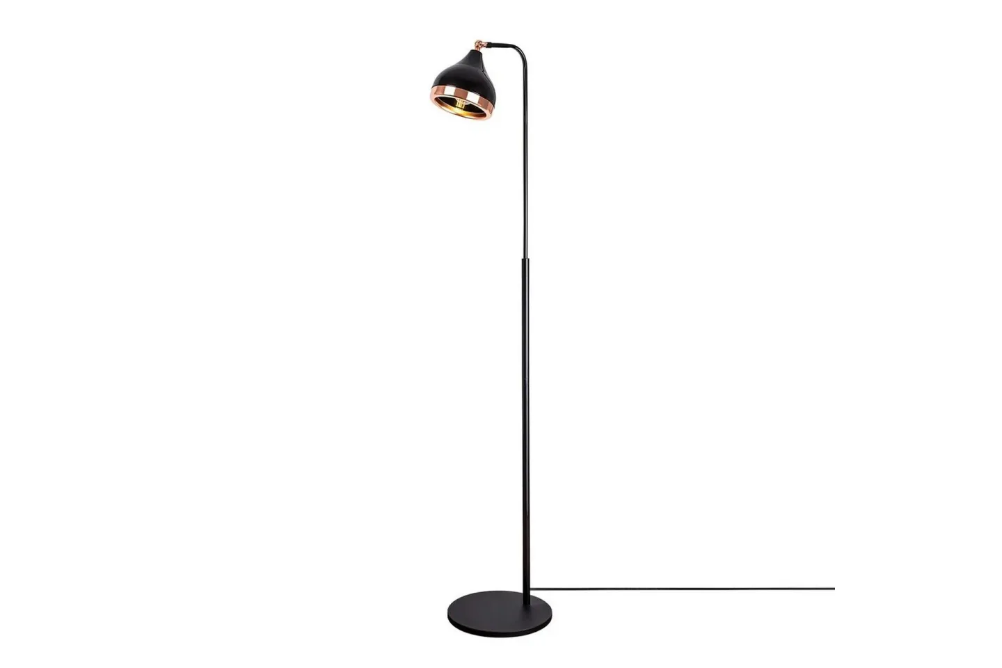Golvlampa Soodx Svart / Koppar - Koppar/Svart