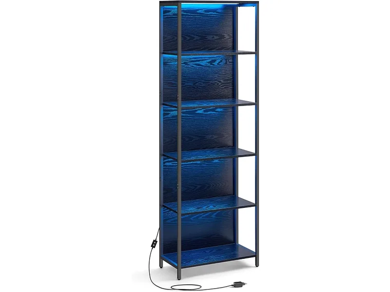 Bibliothek SONGMICS LIGHTY 60x30.3x178cm spanplatte